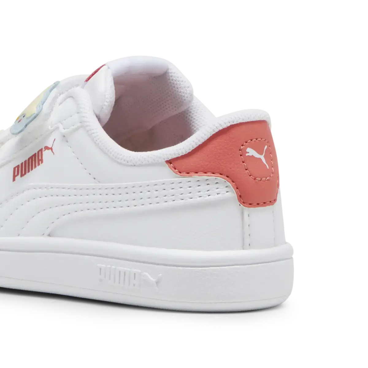 Puma Smash 3.0 Badges V Inf Beyaz Bebek/Çocuk Spor Ayakkabı