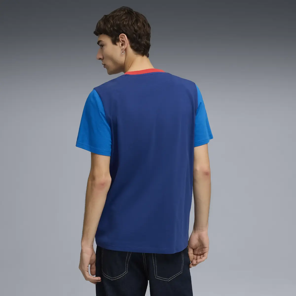 Puma BMW MMS Ess Logo Tee Mavi Erkek T-Shirt & Polo