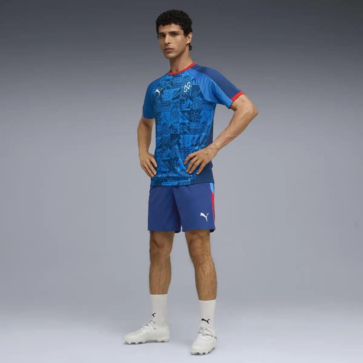 Puma Neymar JR Playmaker Jersey Mavi Erkek Forma