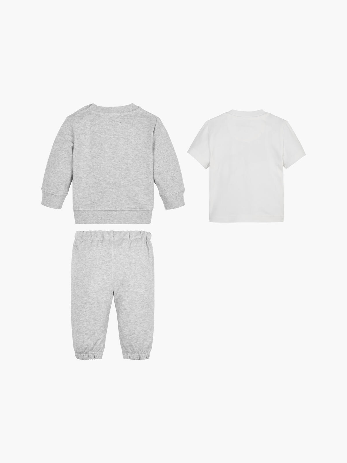 Calvin Klein MONOGRAM STARTER GIF Bebek Krem Eşofman Takımı