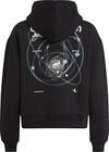 Calvin Klein BACK GALAXY AW ZIP T Kadın Siyah Fermuarlı Ceket