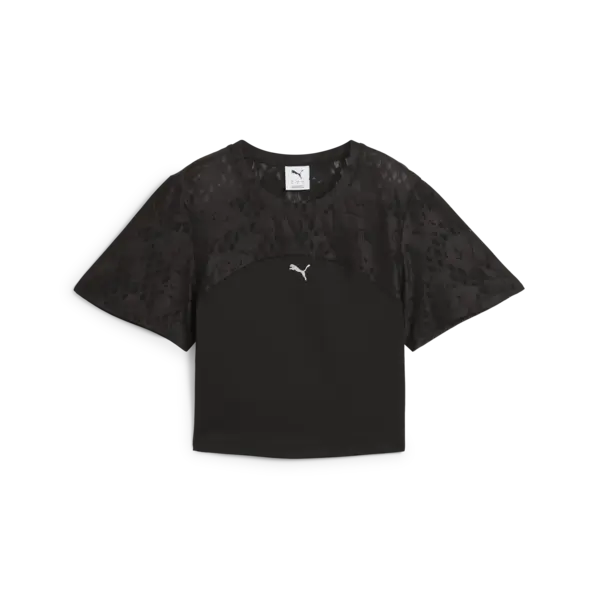 PUMA LACE TOP - SHORT Siyah Kadın Crop