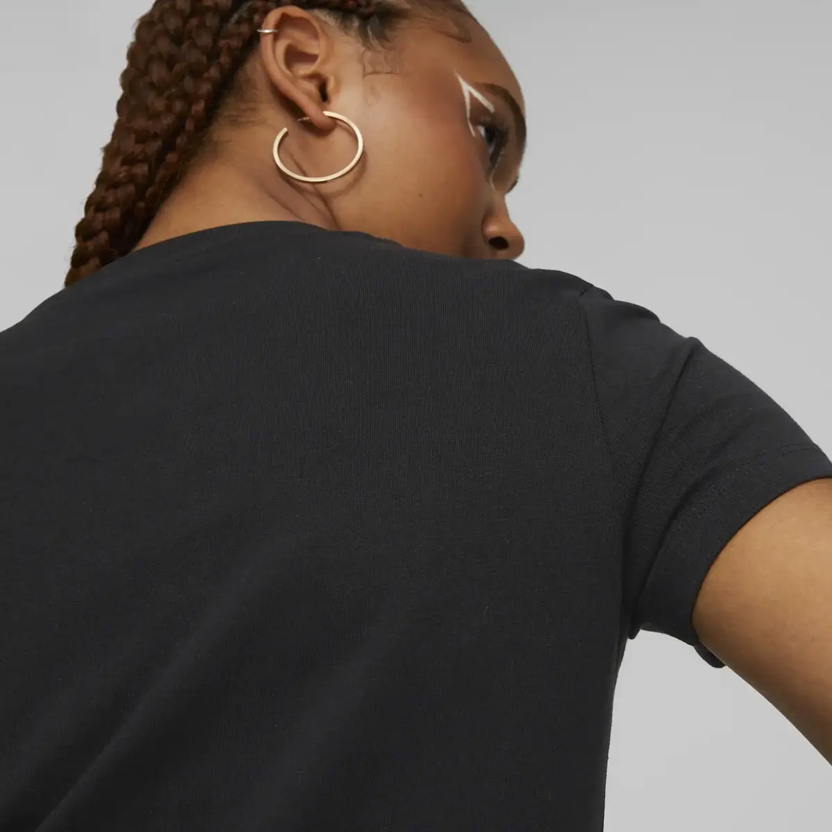Puma Classics Slim Tee Siyah Kadın T-Shirt