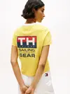 Tommy Hilfiger WSW SAILING TEE, ZH1 Sarı Kadın T-Shirt & Polo