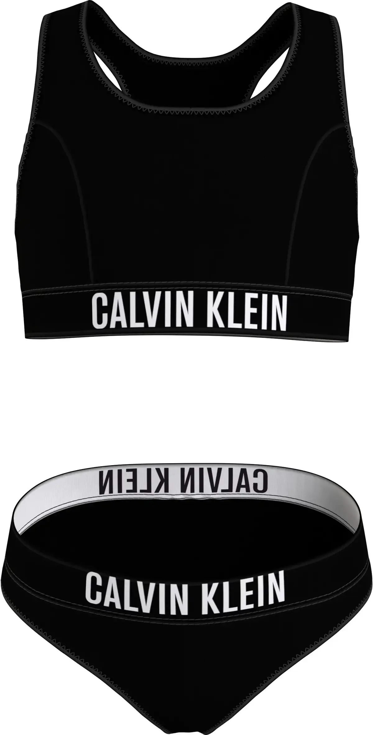 Calvin Klein BRALETTE BIKINI SET Kadın Siyah Bikini Takımı