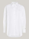 Tommy Hilfiger OXFORD OVERSIZED SHI Kadın Beyaz Gömlek
