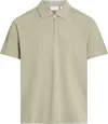 Calvin Klein LOGO TAPE POLO, HI0 Bej Erkek T-Shirt & Polo