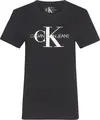 Calvin Klein CORE MGM LOGO REGULA Kadın Siyah T-Shirt