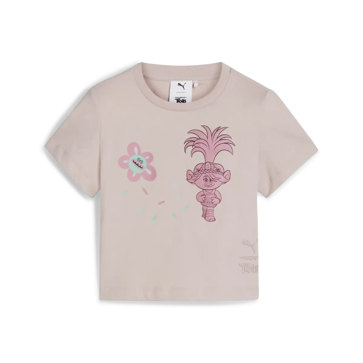 Puma X TROLLS Graphic Tee Pembe Kız Çocuk T-Shirt