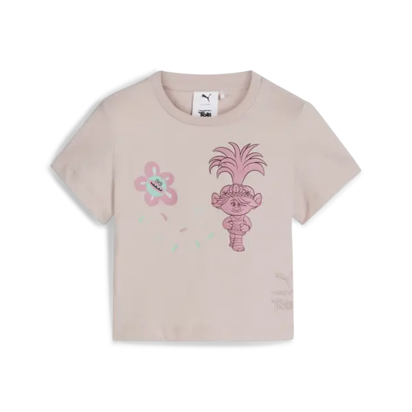 Puma X TROLLS Graphic Tee Pembe Kız Çocuk T-Shirt