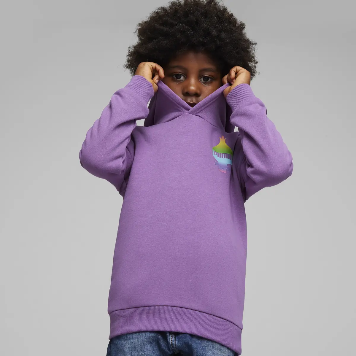 Puma X TROLLS Hoodie Mor Unisex Sweatshirt