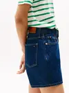 Tommy Hilfiger DNM MINI SHORT HW AC, 1A4 Mavi Kadın Şort