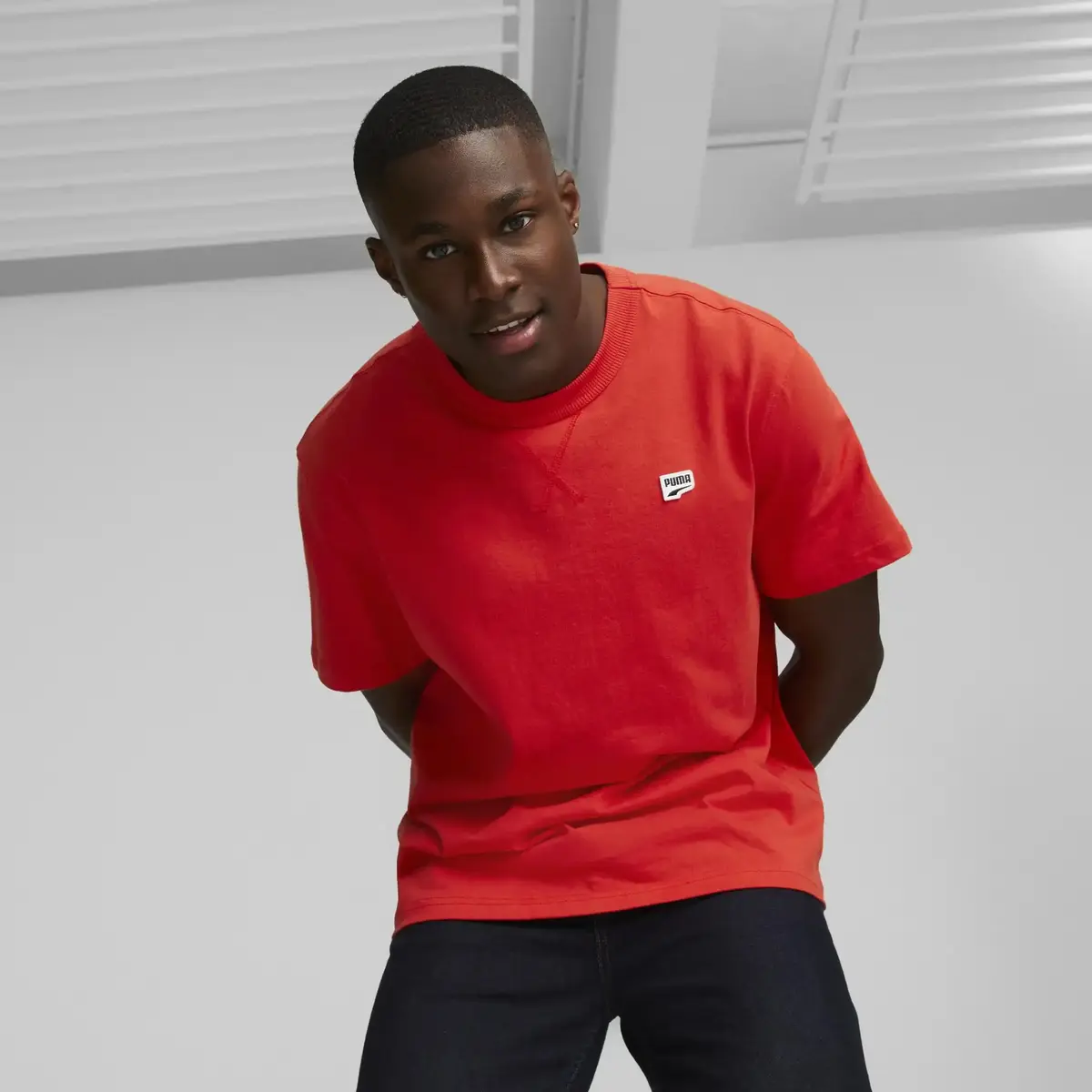 Puma Downtown Tee Kırmızı Erkek T-Shirt