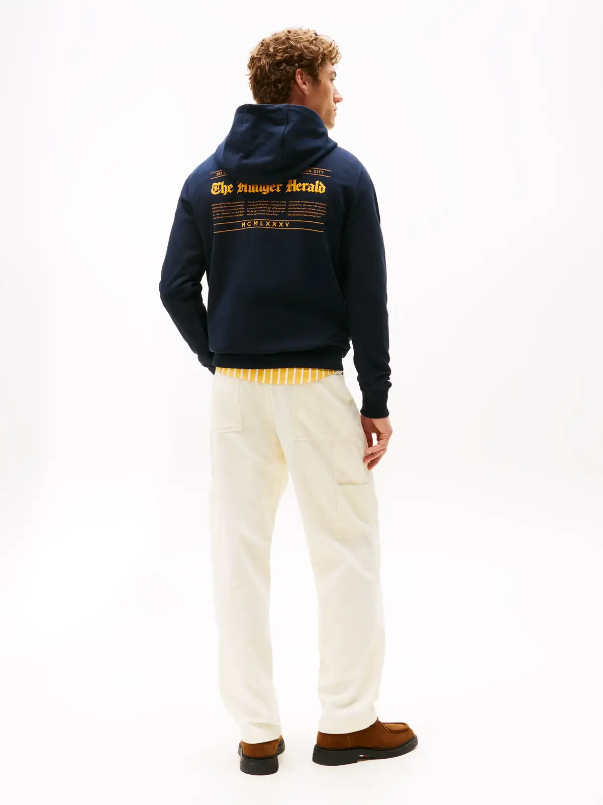 Tommy Hilfiger HILFIGER HERALD GRAP, DW5 Lacivert Erkek Sweatshirt