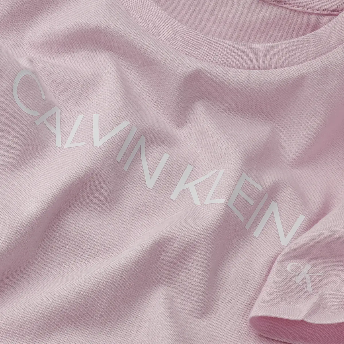 Calvin Klein INST LOGO T-SHIRT DR Kadın Pembe Elbise