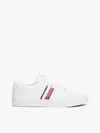 Tommy Hilfiger TH HI VULC LOW CORE, YBS Beyaz Erkek Spor Ayakkabı & Sneaker