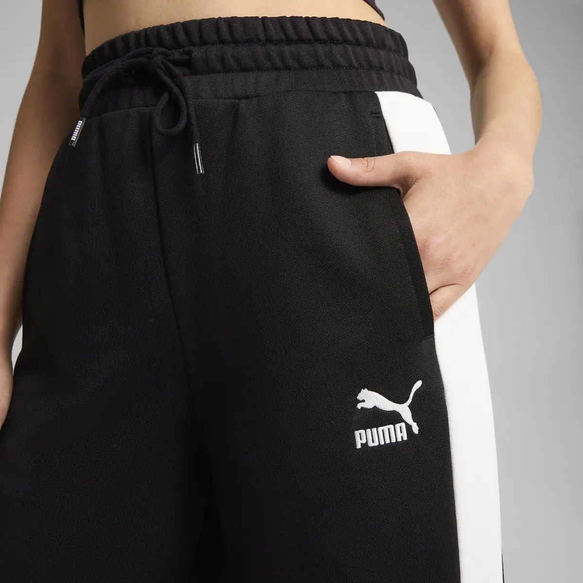 Puma ICONIC T7 Track Pants Siyah Kadın Eşofman Altı