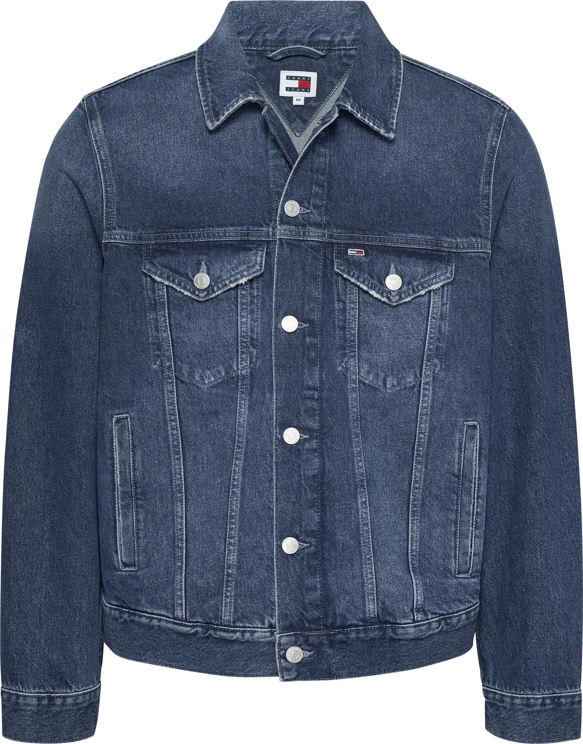 Tommy Hilfiger RYAN RGLR TRCKR JCKT Erkek Mavi Kot Ceket