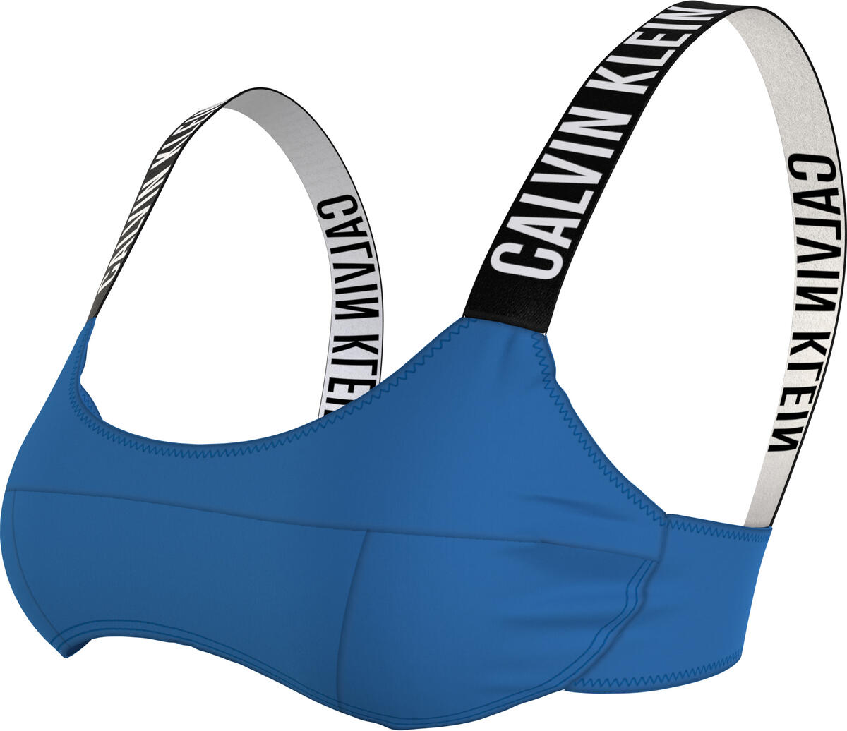 Calvin Klein BRALETTE-UW Kadın Mavi Bikini Üstü