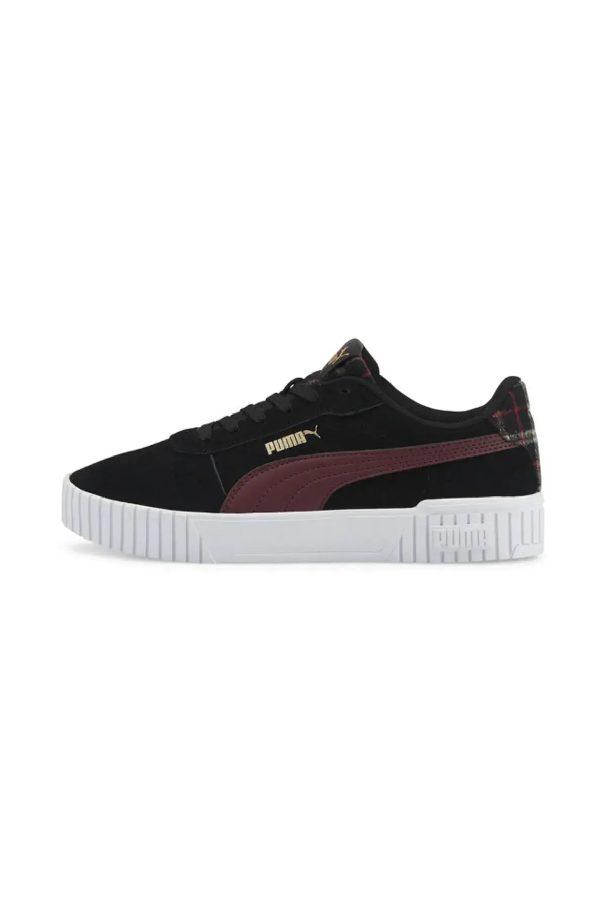 Puma Carina 2.0 Tartan Siyah Kadın Günlük Spor Ayakkabı