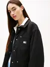 Tommy Hilfiger TJW CHORE JACKET EXT, BDS Siyah Kadın Ceket