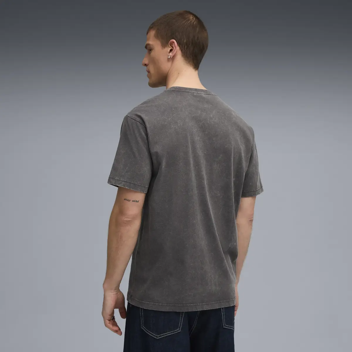Puma GRAPHIC Relaxed Washed Tee Erkek T-Shirt & Polo