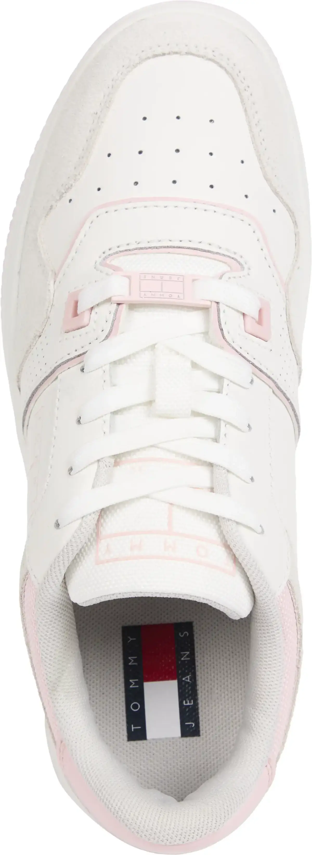 Tommy Hilfiger TJW RETRO BASKET WAS, TIO Beyaz Kadın Spor Ayakkabı & Sneaker