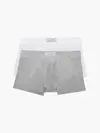 Calvin Klein 2PK TRUNK-HERITAGE Erkek Gri Boxer Set