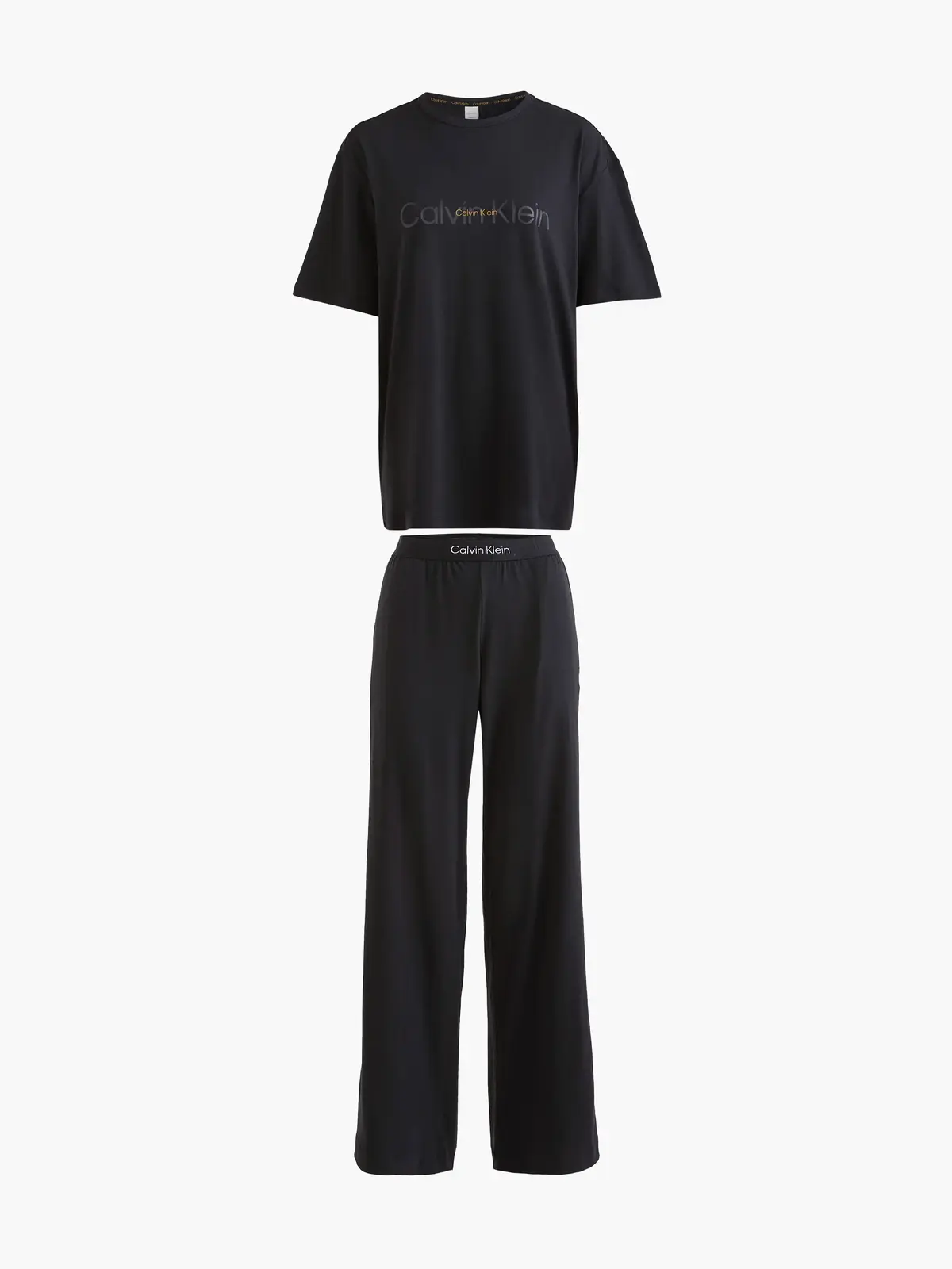 Calvin Klein S/S PANT SET Kadın Siyah Eşofman Takımı