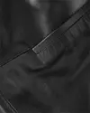 Calvin Klein LEATHER V NECK DRESS Kadın Siyah Elbise