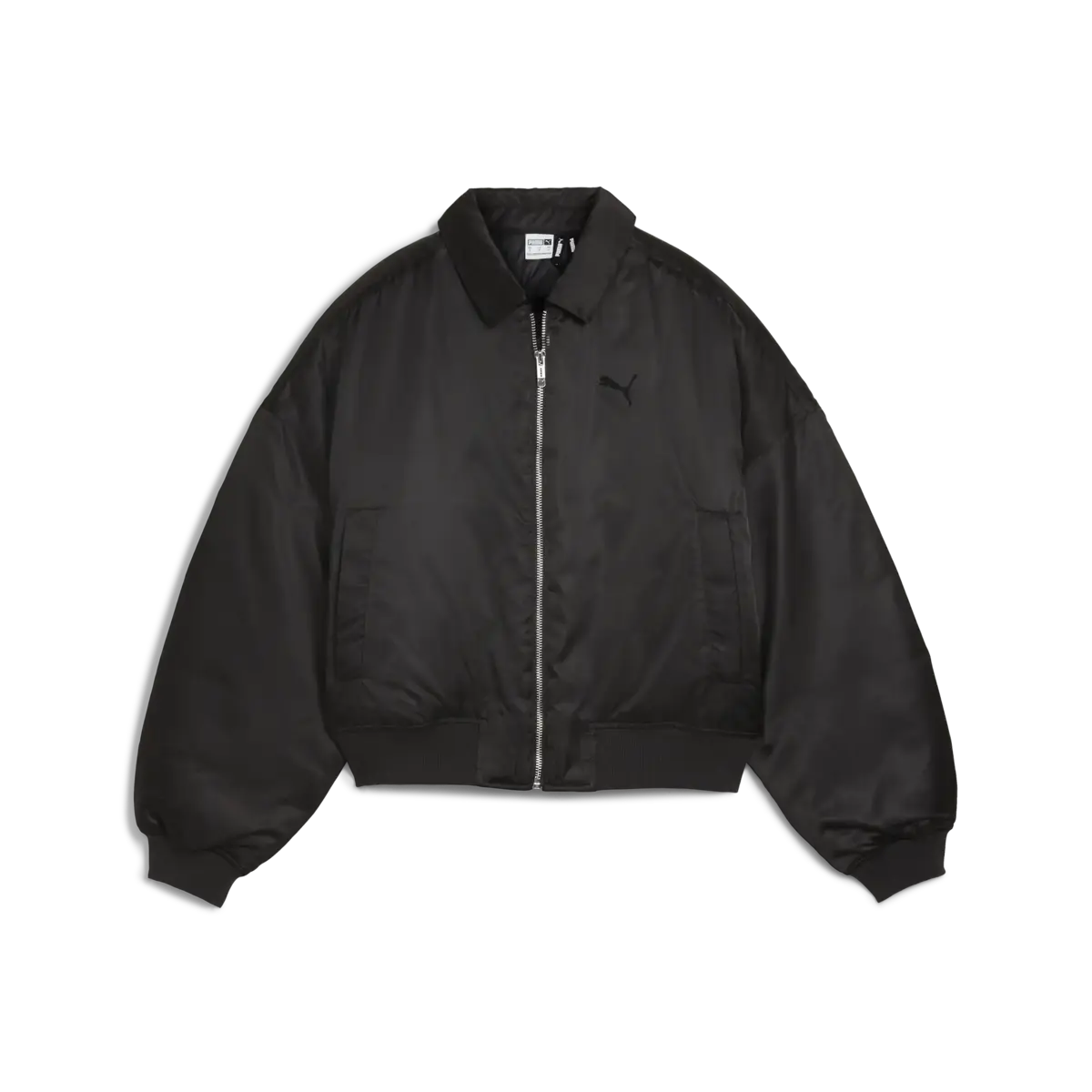Puma Satin Bomber Jacket Siyah Kadın Ceket