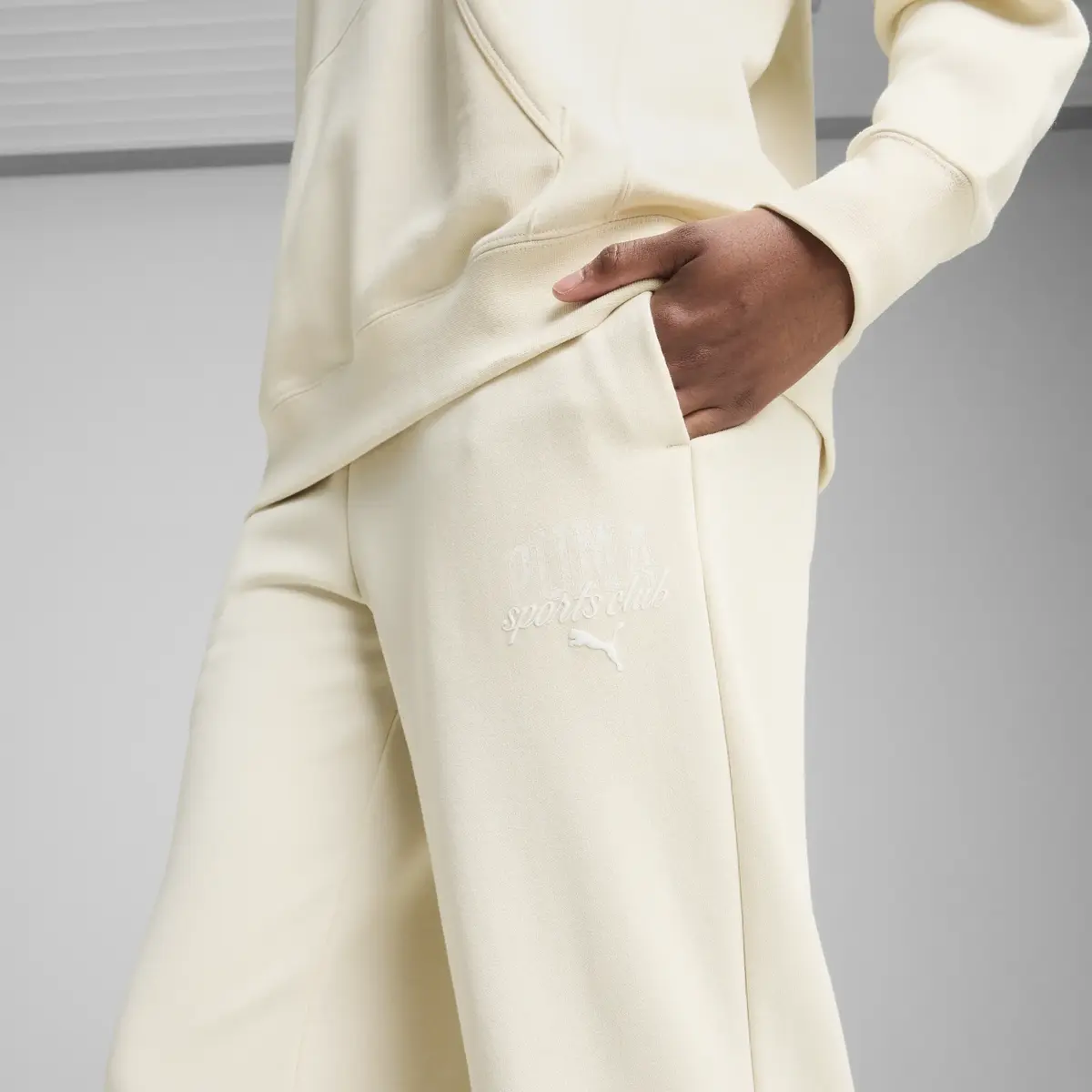 Puma CLASS Sweatpants Krem Kadın Eşofman Altı