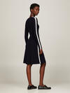 Tommy Hilfiger POINTELLE STRIPE F&F Kadın Siyah Elbise
