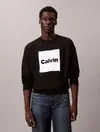 Calvin Klein LS PREMIUM FLEECE CA Siyah Erkek Tişört