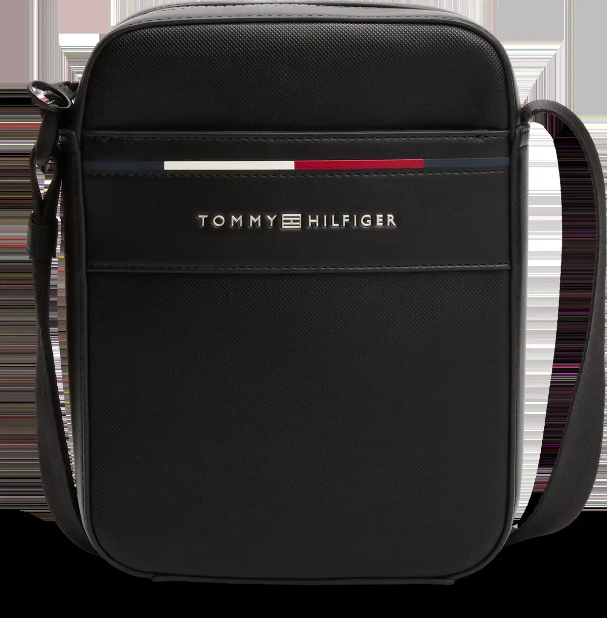 Tommy Hilfiger TH FOUNDATION MINI R, BDS Siyah Erkek Çanta & Cüzdan