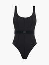 Calvin Klein ONE PIECE-RP Kadın Siyah Mayo