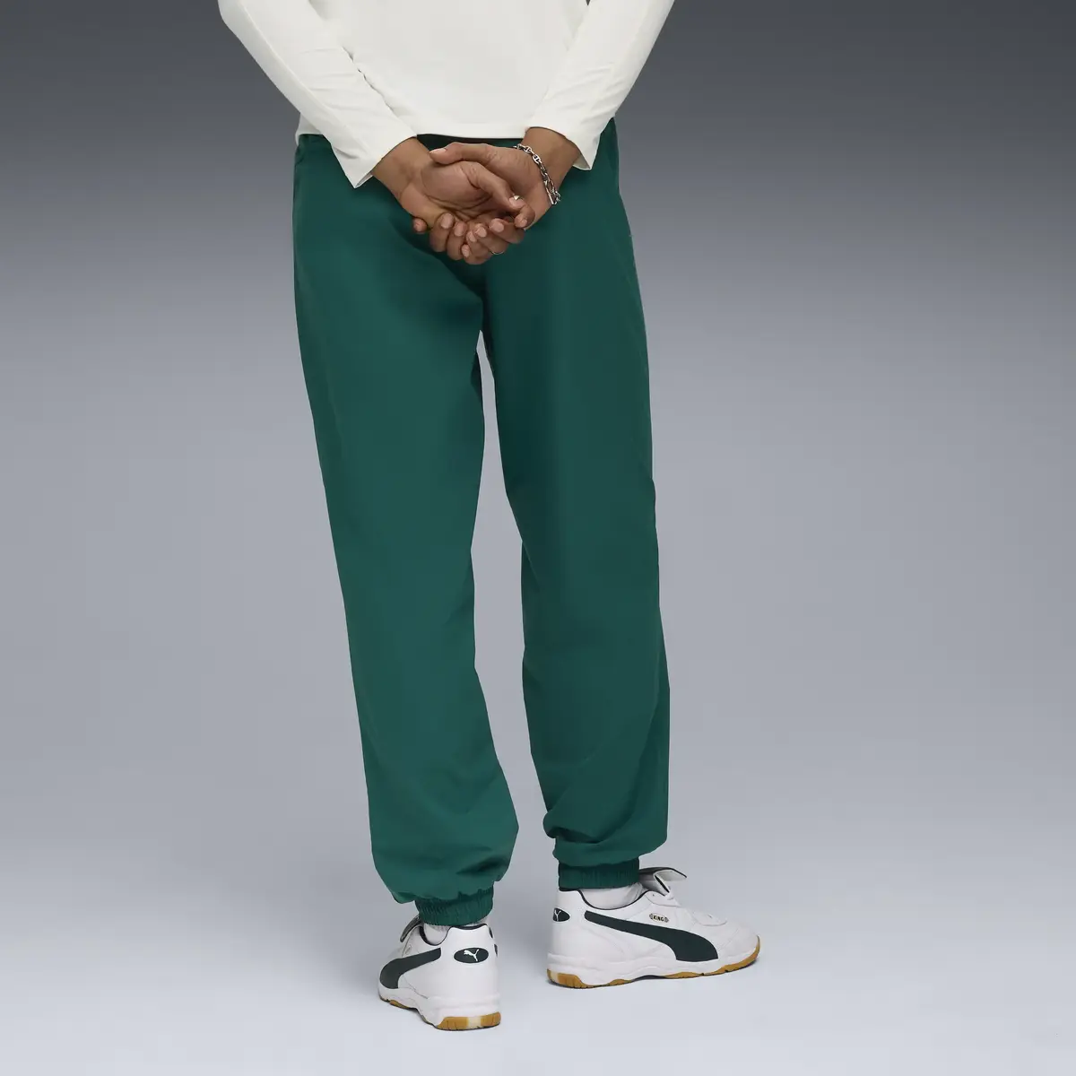 PUMA MCFC PUMATECH Woven Pants Yeşil Erkek Eşofman Altı