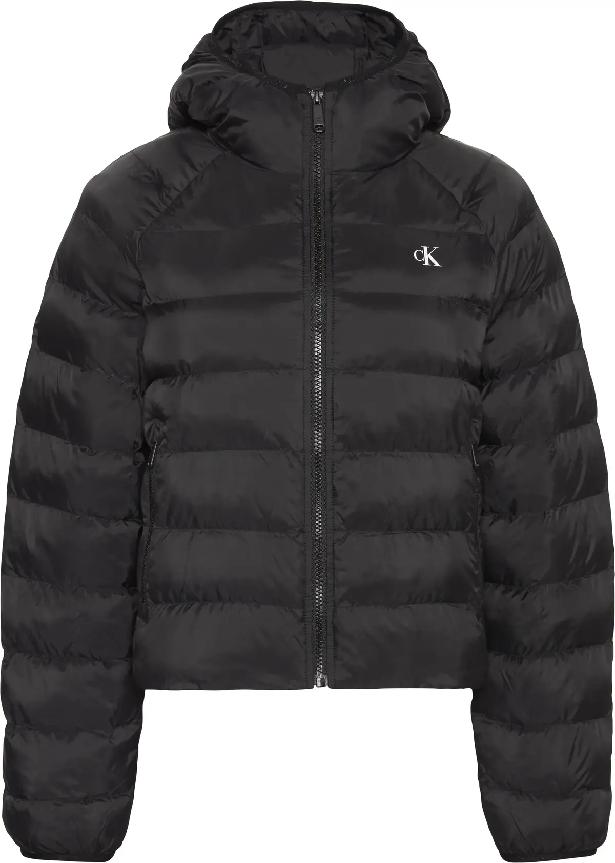Calvin Klein LIGHTWEIGHT QUILTED JACKET PACKA Siyah Kadın Ceket
