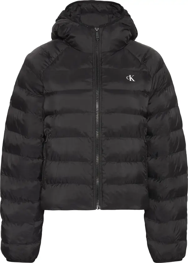 Calvin Klein LIGHTWEIGHT QUILTED JACKET PACKA Siyah Kadın Ceket