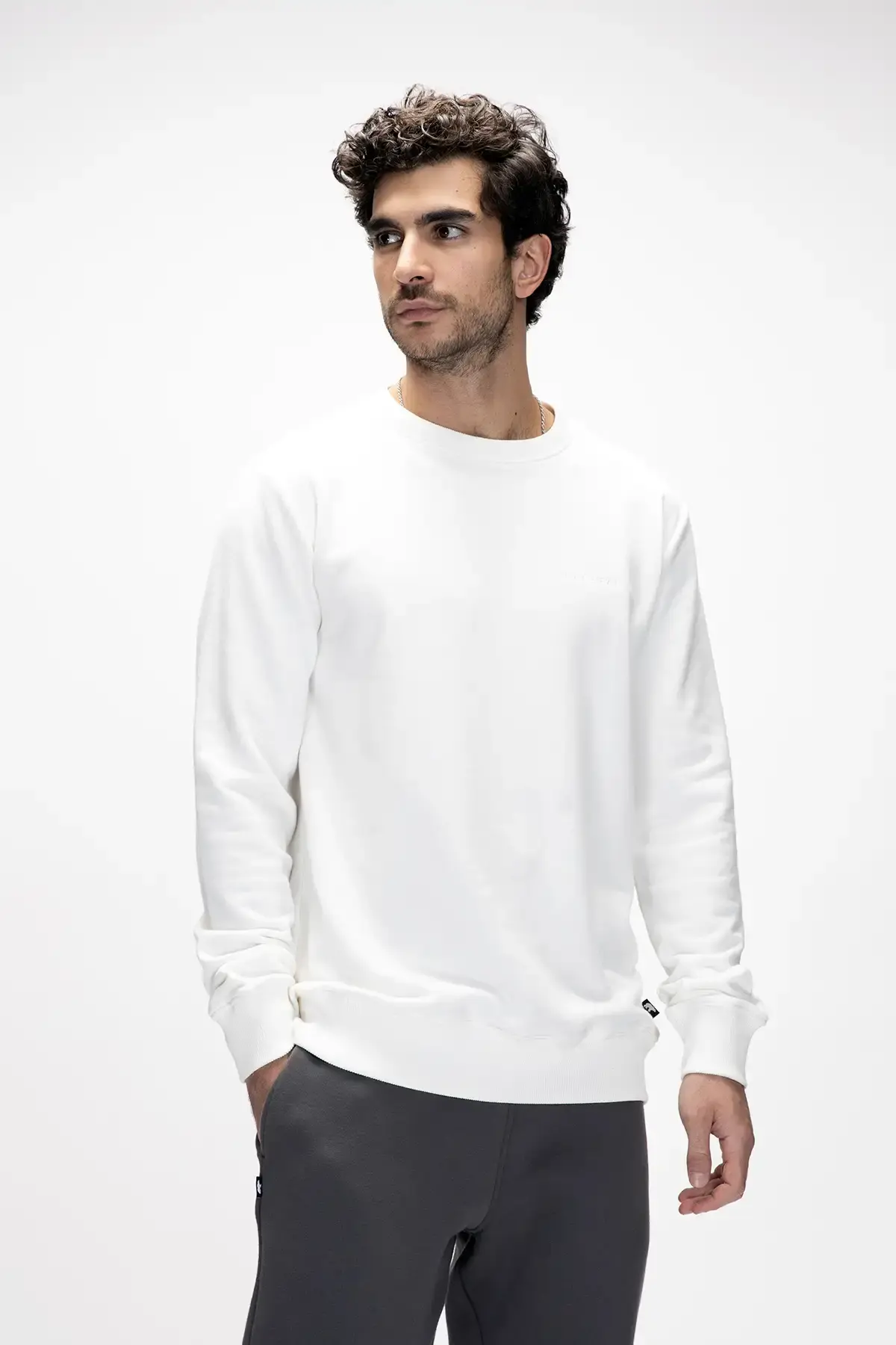 BAD BEAR INNER CREWNECK Erkek Beyaz Sweatshirt