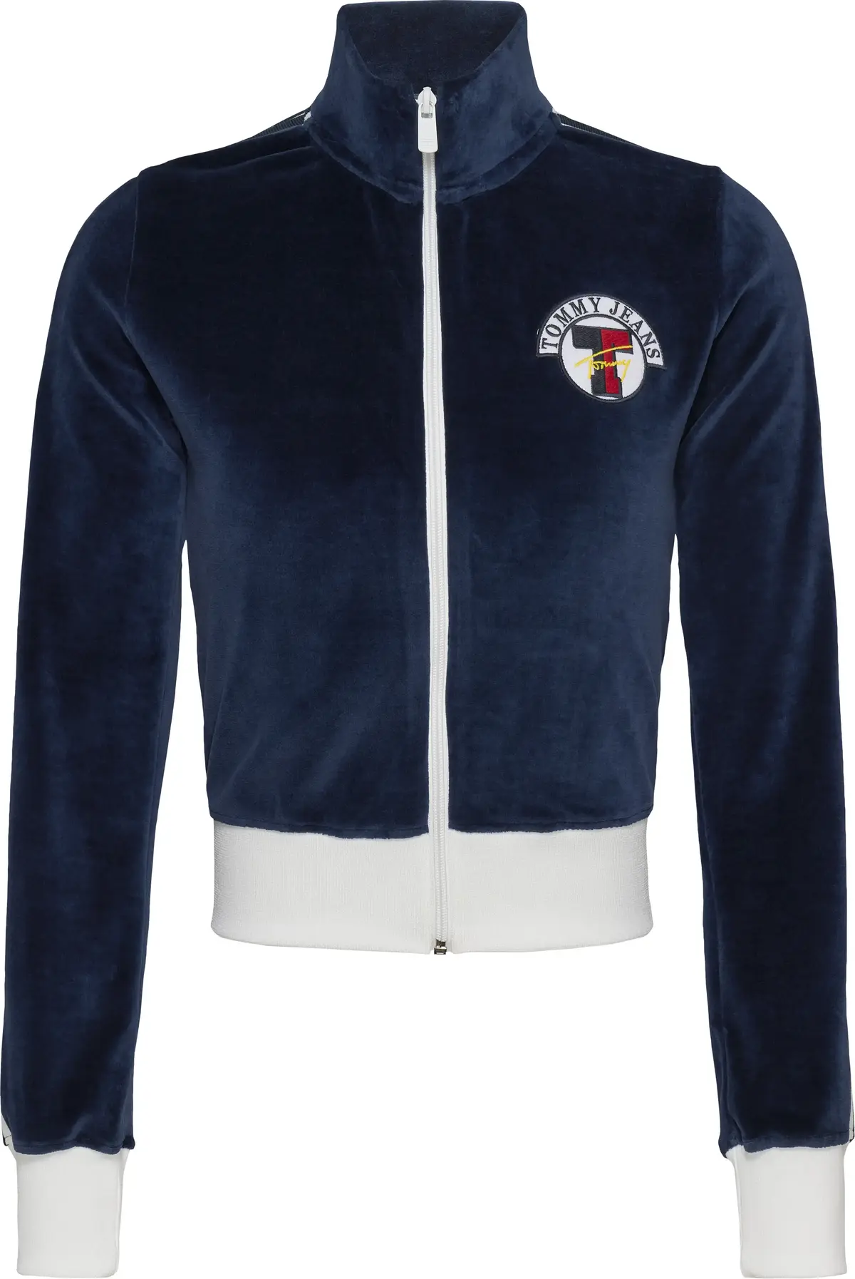 Tommy Hilfiger TJW VELVET SIDE STRI, DYY Lacivert Kadın Sweatshirt