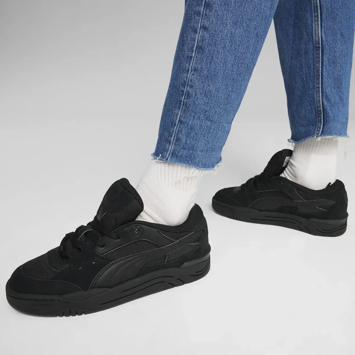 Puma Puma-180 Siyah Erkek Günlük Spor Ayakkabı