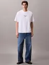 Calvin Klein SS 16S RLXD FIT CKJ GRAPHIC TEE Beyaz Erkek Tişört