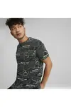Puma Mapf1 Aop Logo Tee Siyah Erkek T-Shirt