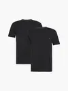 Calvin Klein S/S CREW NECK 2PK Erkek Siyah T-Shirt