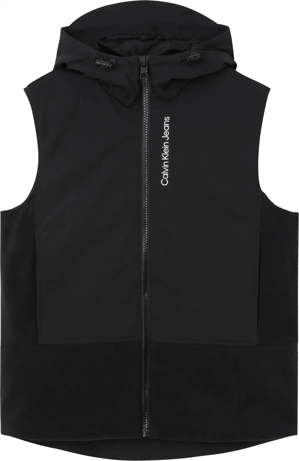 Calvin Klein SUBTLE BLOCKING HOOD Erkek Siyah Yelek