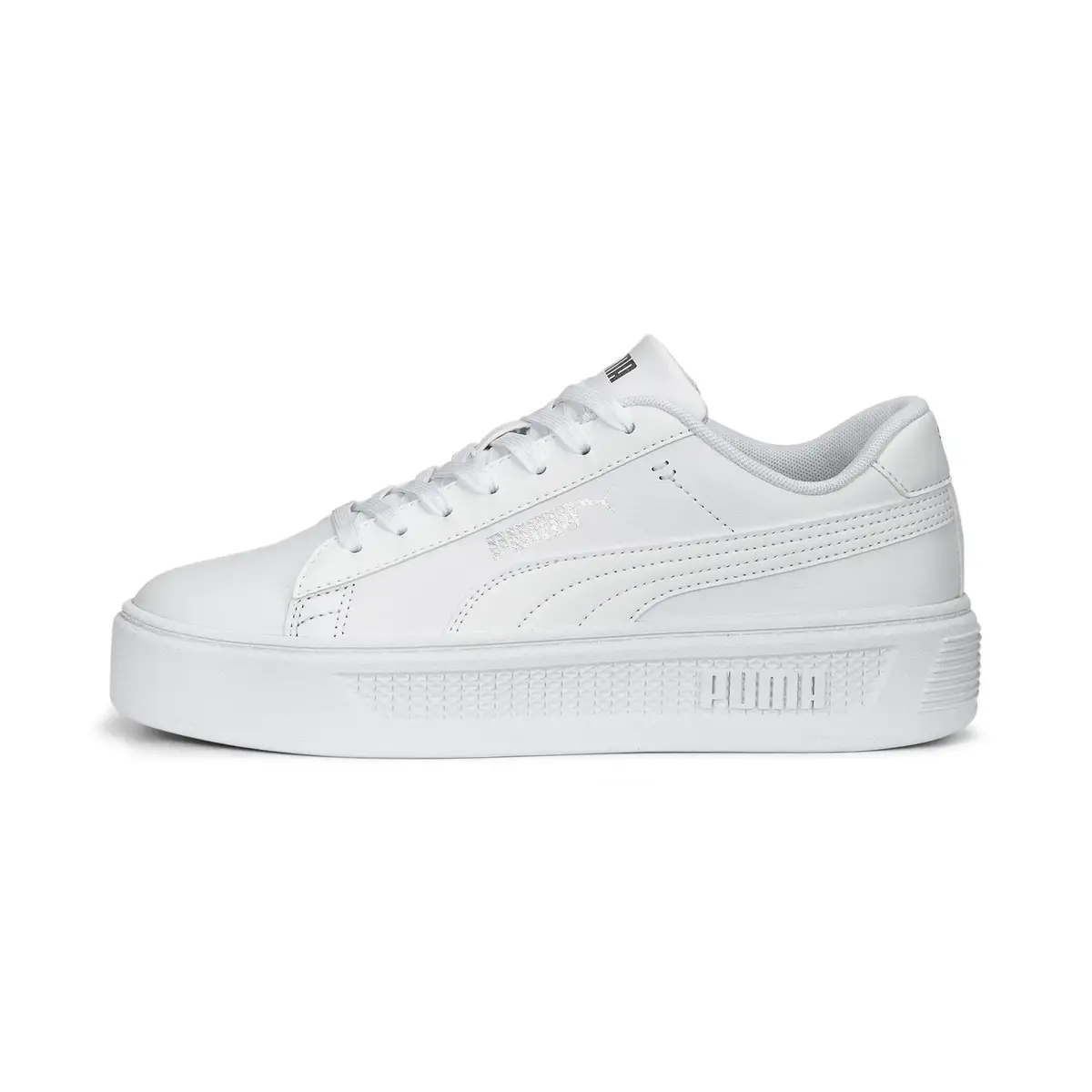 Puma Smash Platform v3 Beyaz Kadın Günlük Spor Ayakkabı