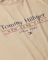 Tommy Hilfiger HILFIGER CENTER STAC, RBT Bej Erkek T-Shirt & Polo