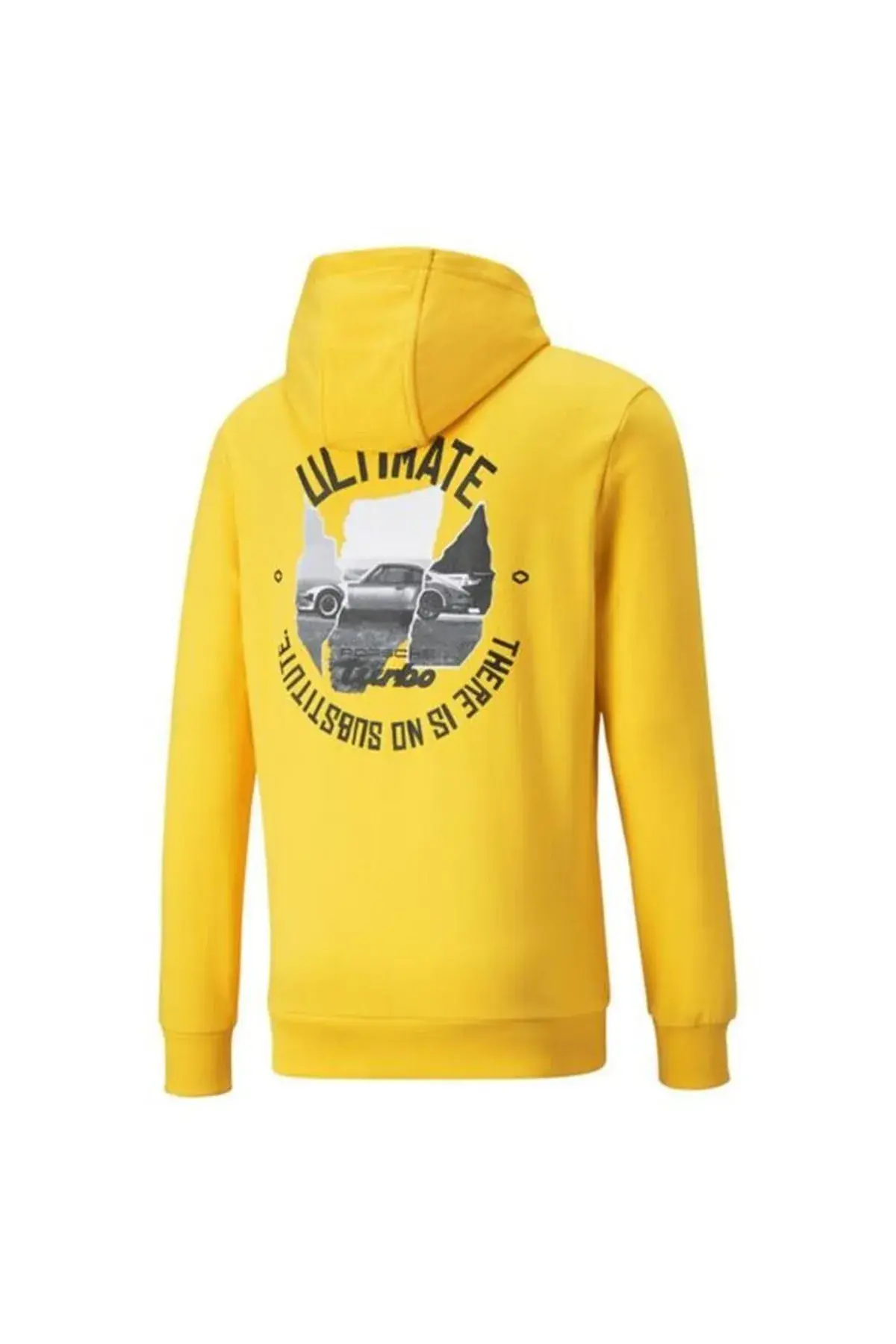 Puma Pl Graphic Hoodie Sarı Erkek Hoodie