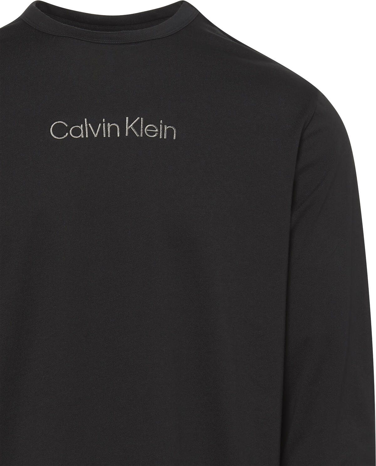 Calvin Klein L/S CREW NECK Siyah Erkek T-Shirt